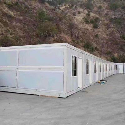 Office Building 2 Bedroom Prefabricated Folding Expandable Container House