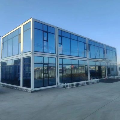 Simple Assembly Container Mini Storage Buildings with Light Steel Structure Frame