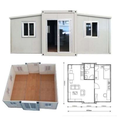 20ft Luxury Prefabricated Houses Customizable and Expandable for Your Project Needs