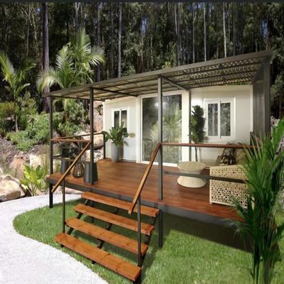 20ft Expandable Container Home 20ft Modular Prefabricated Tiny Living Expanding House